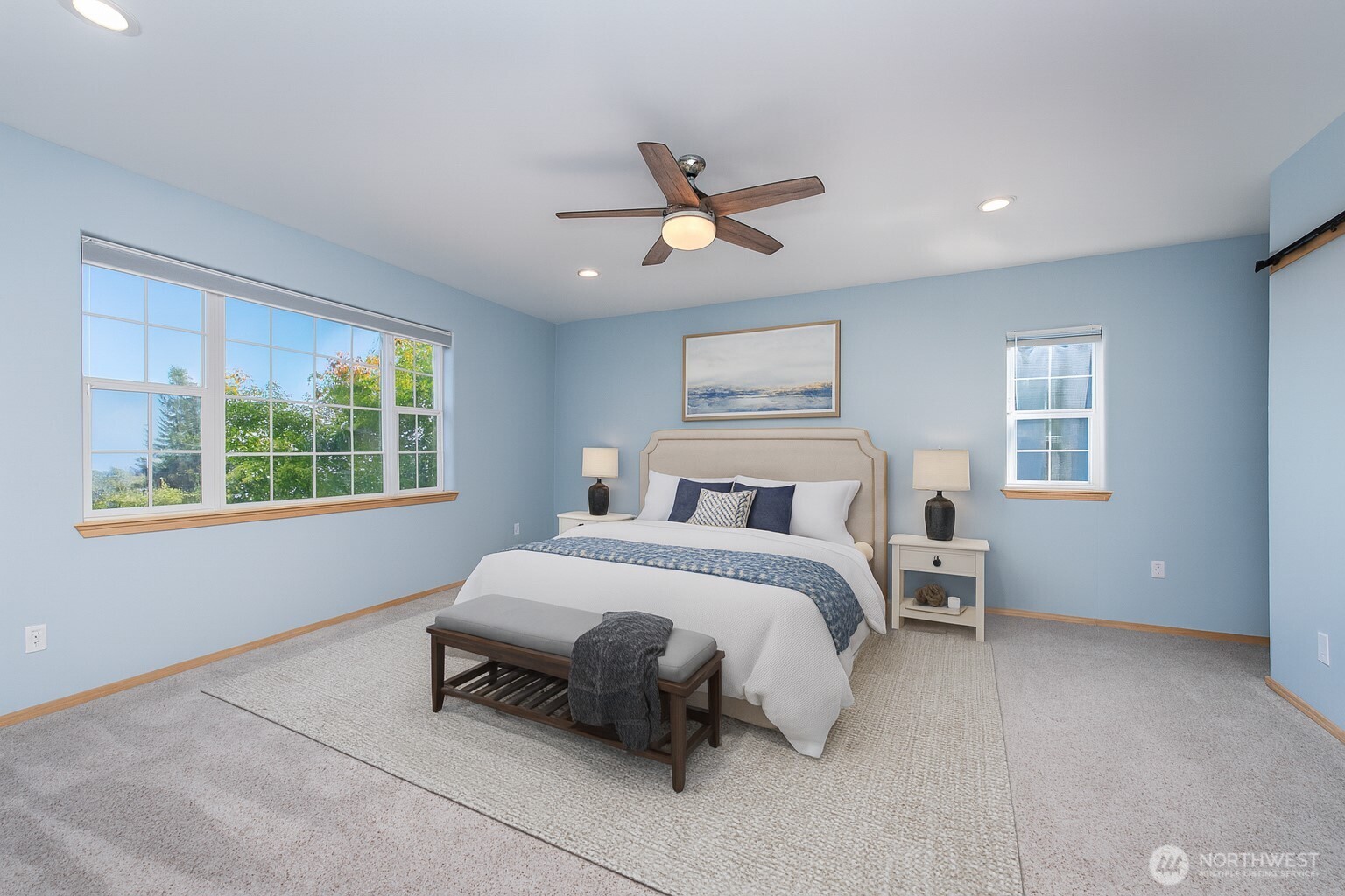 113 Quails Roost Road Sequim, WA 98382 - Photo 29 of 40 a bed room with a bed and a window