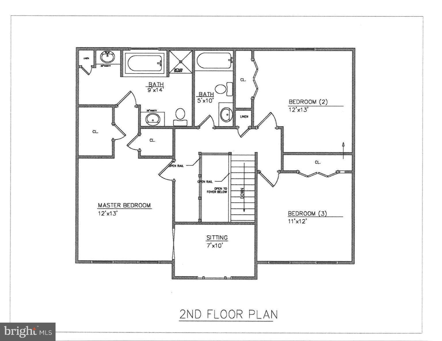 8541 Timothy Lane Rixeyville, VA 22737 - Photo 3 of 3 2nd Floor plan