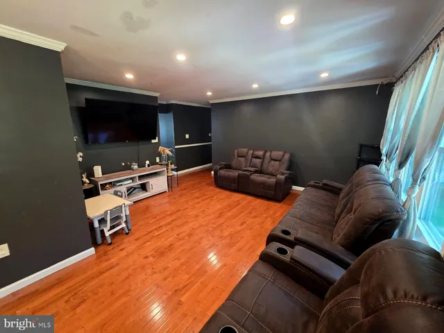 a projector room with furniture