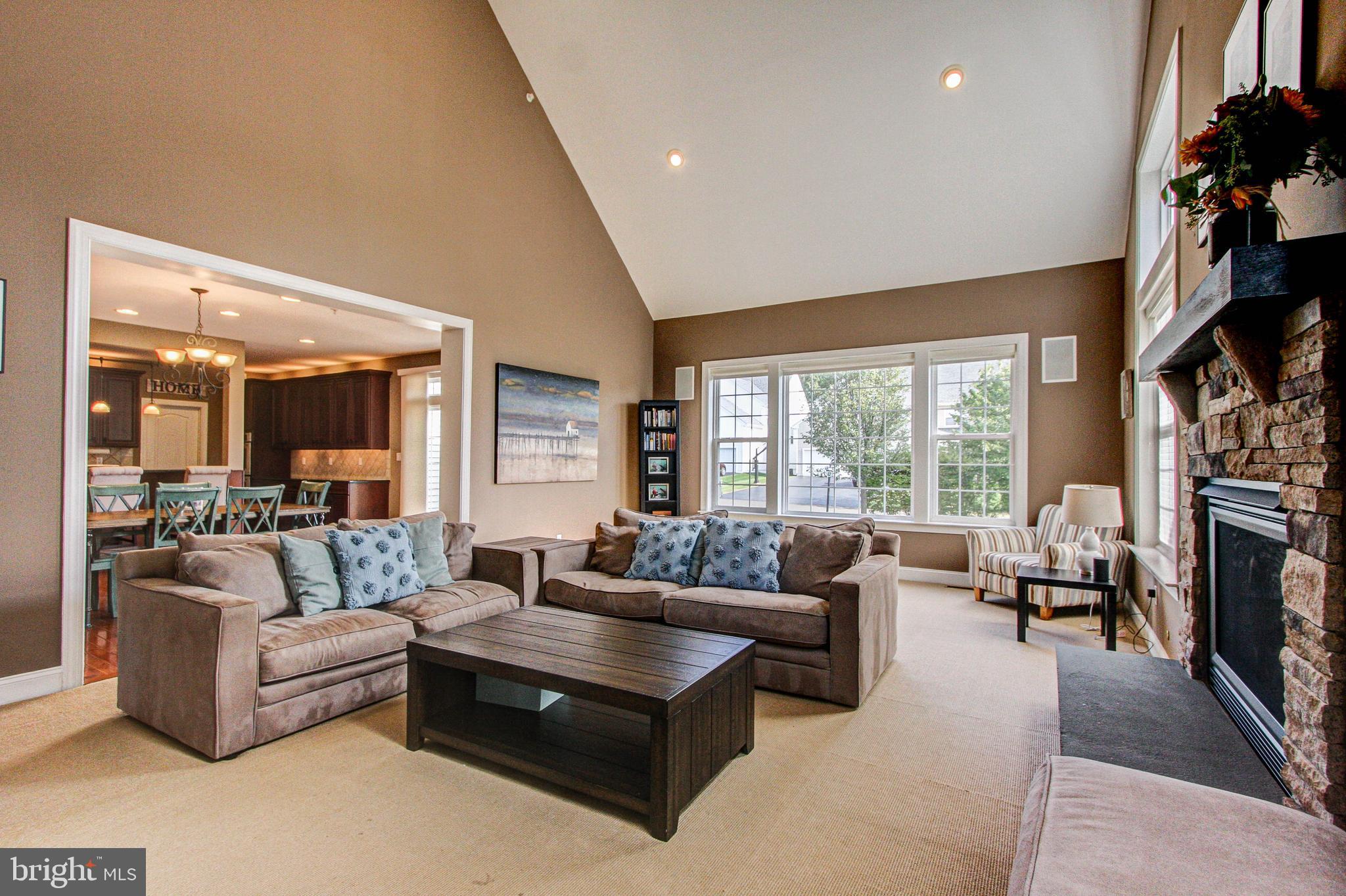 2196 Glenridge Road Furlong, PA 18925 - Photo 14 of 42 Great Room with Vaulted Ceiling