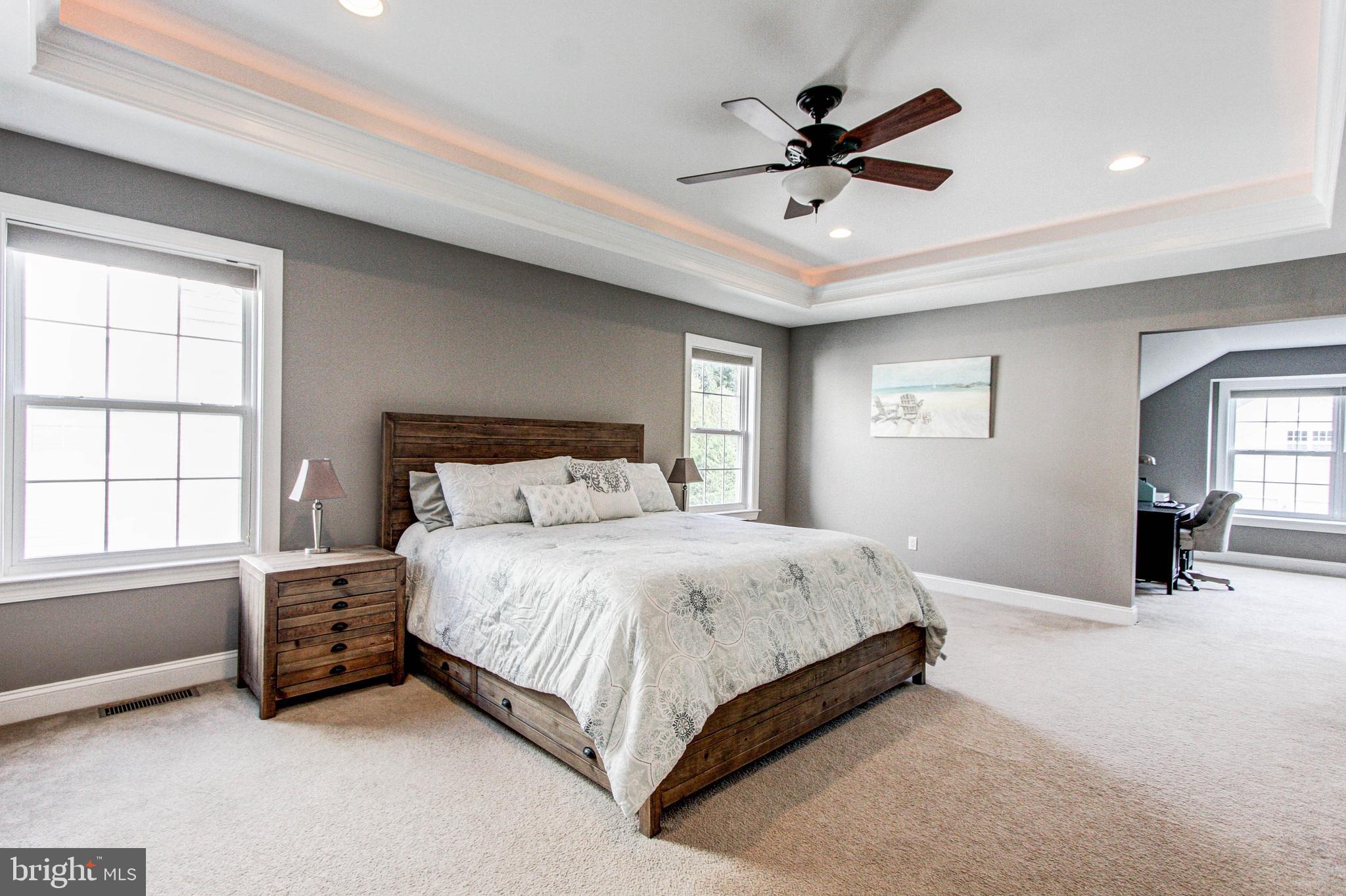 2196 Glenridge Road Furlong, PA 18925 - Photo 35 of 42 Master Bedroom with Tray Ceiling