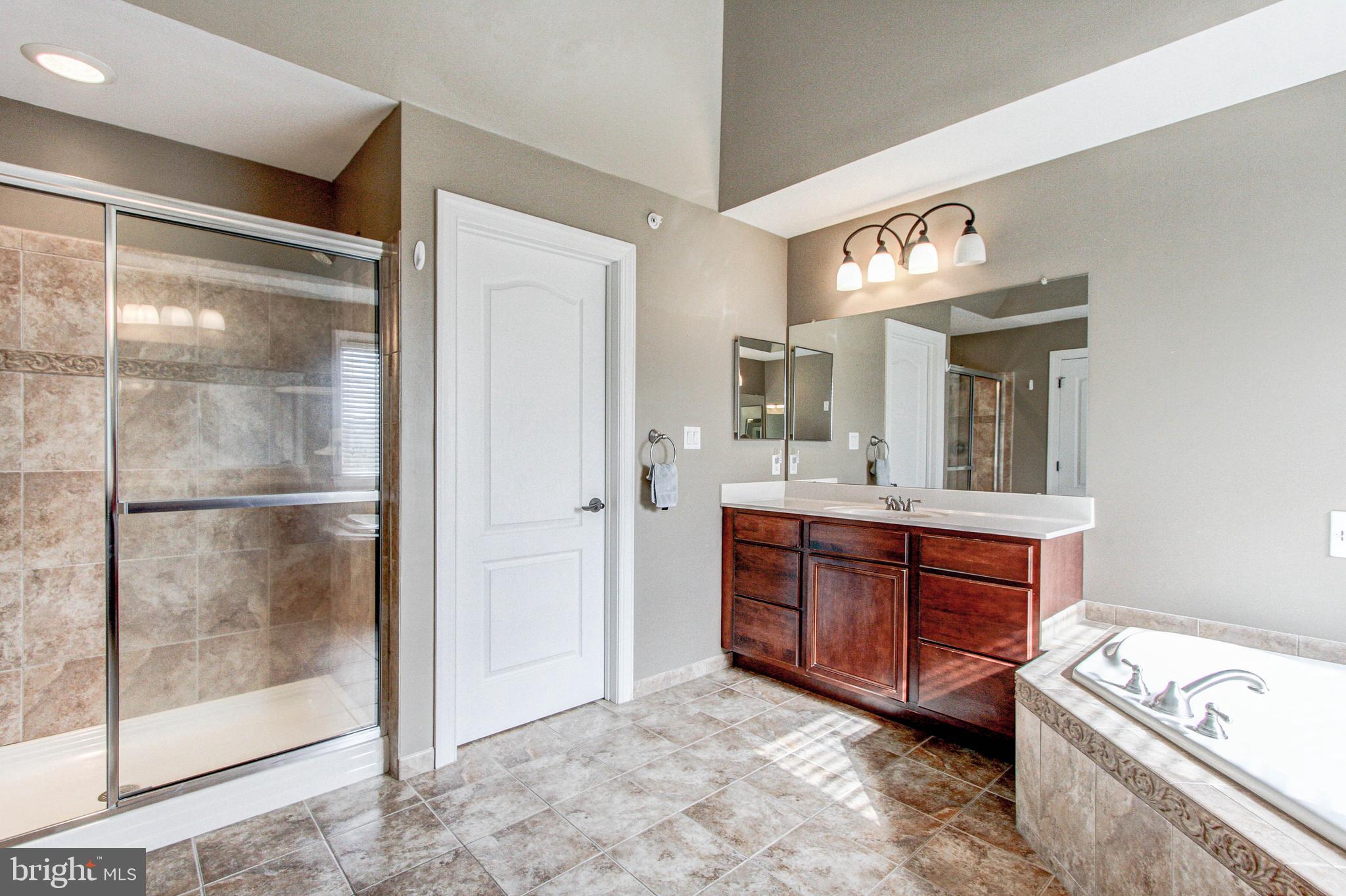 2196 Glenridge Road Furlong, PA 18925 - Photo 39 of 42 Tile Floors, Double Shower and Vaulted Ceiling