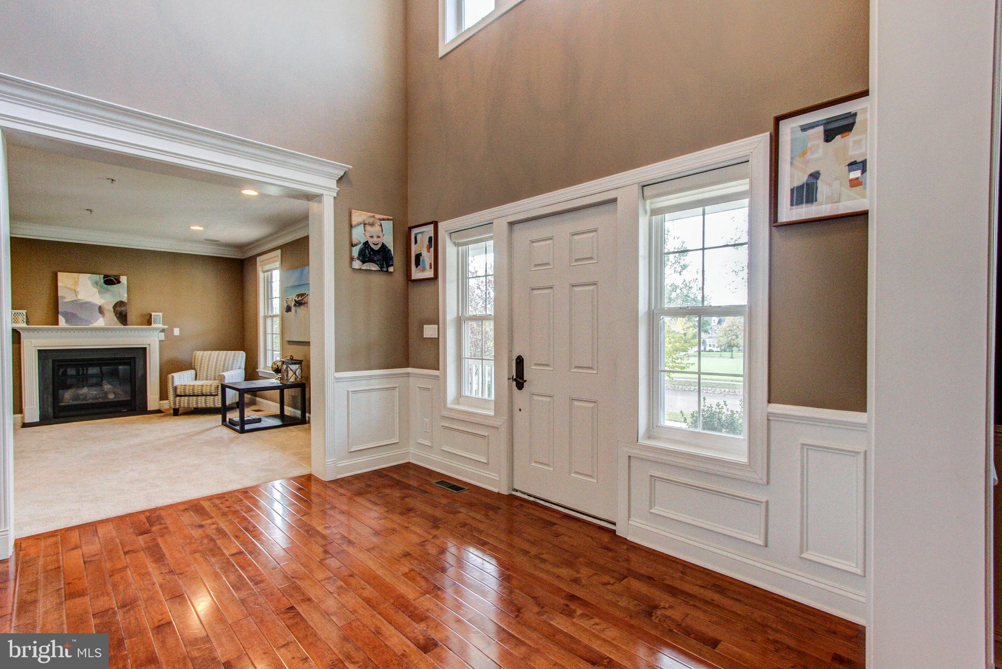 2196 Glenridge Road Furlong, PA 18925 - Photo 6 of 42 Two Story Foyer with Beautiful Hardwood Floors