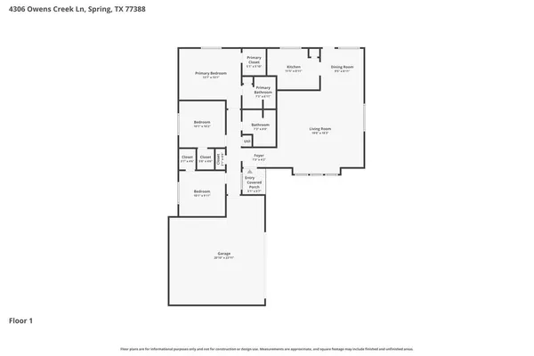 $1,755 | 4306 Owens Creek Lane, Spring, TX 77388