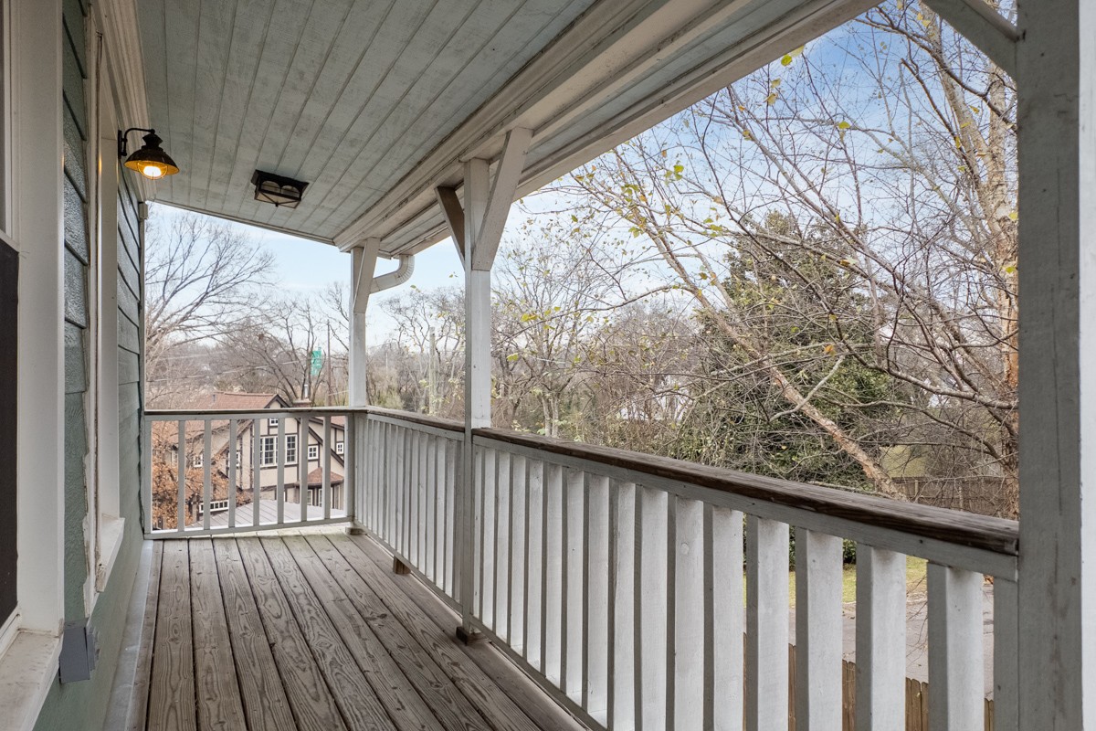 1002 Sutton Hill Road Nashville, TN 37204 - Photo 35 of 40 a view of balcony with wooden floor