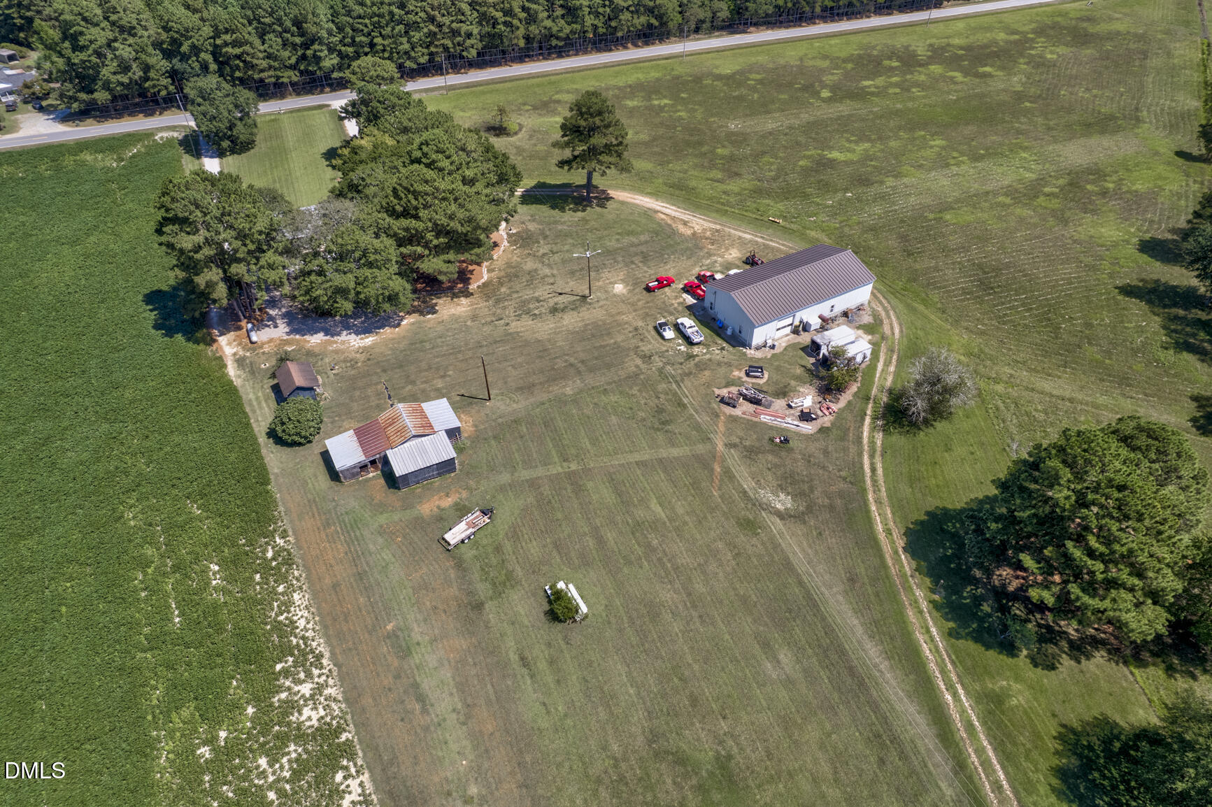 6515 Tonya Road Elm City, NC 27822 - Photo 51 of 52 an aerial view of a house having outdoor space