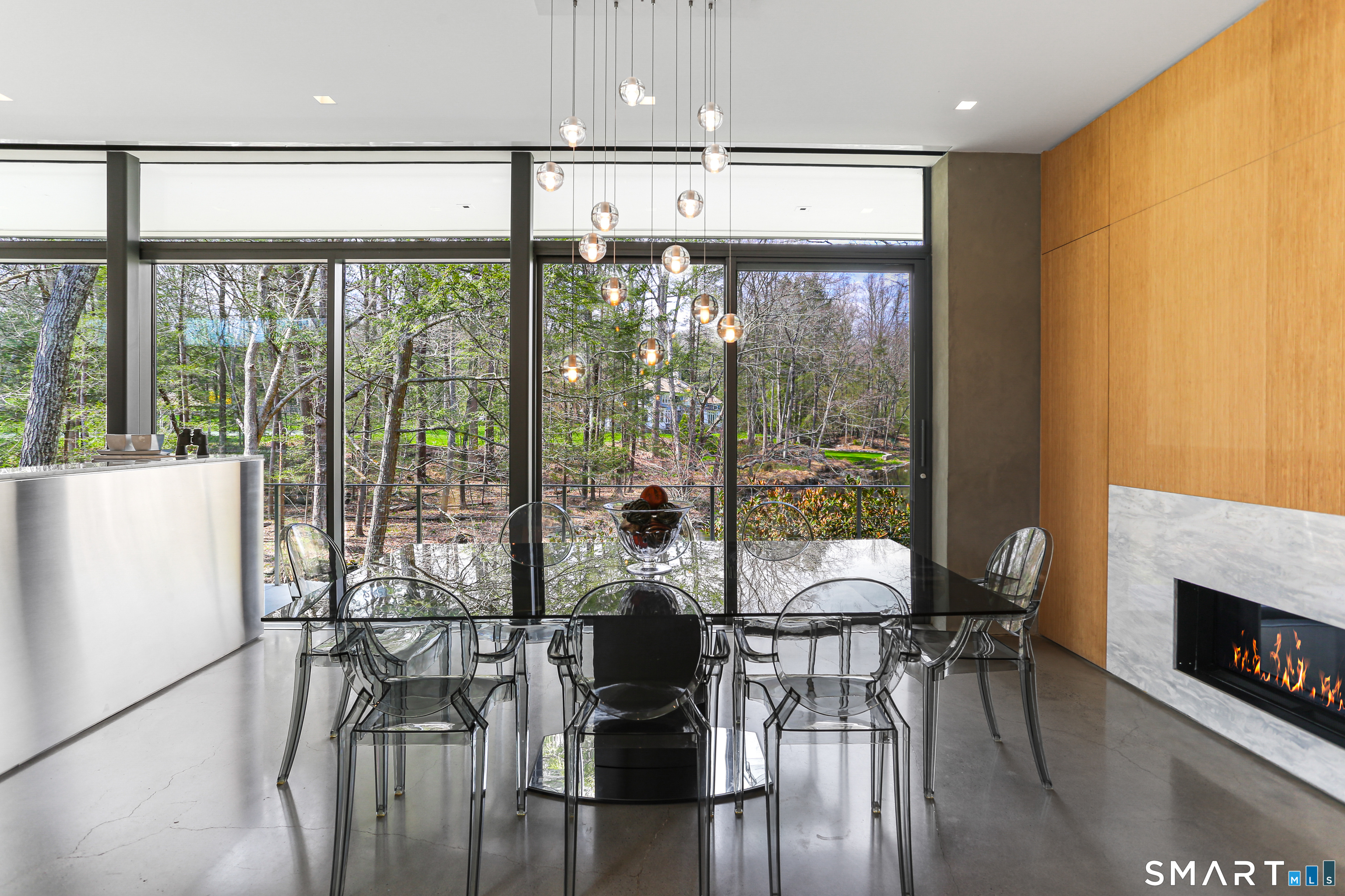 52 Valley Forge Road Weston, CT 06883 - Photo 12 of 38 a view of a dining room with furniture window and outside view