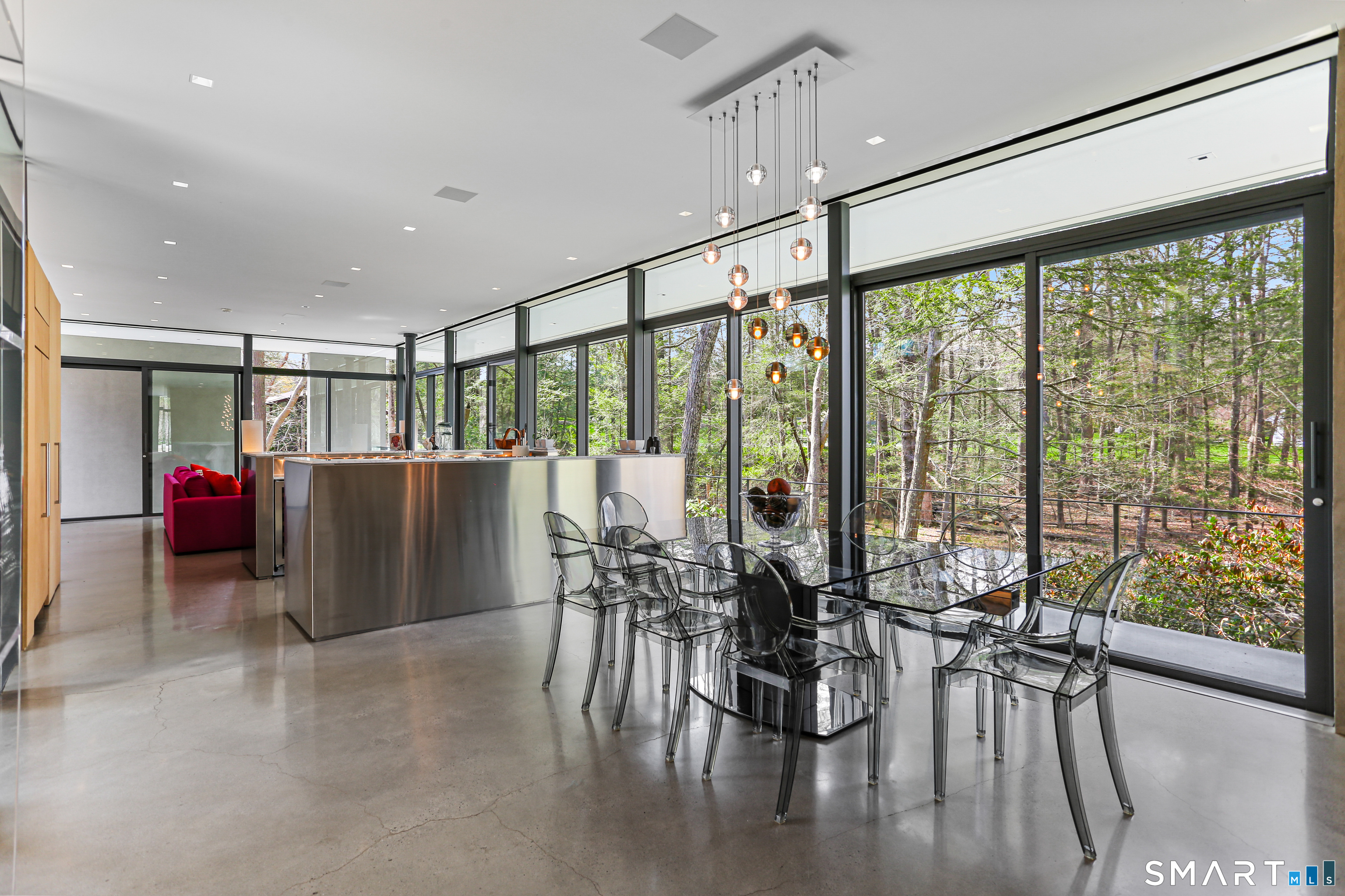 52 Valley Forge Road Weston, CT 06883 - Photo 13 of 38 a view of a dining room with furniture window and outside view