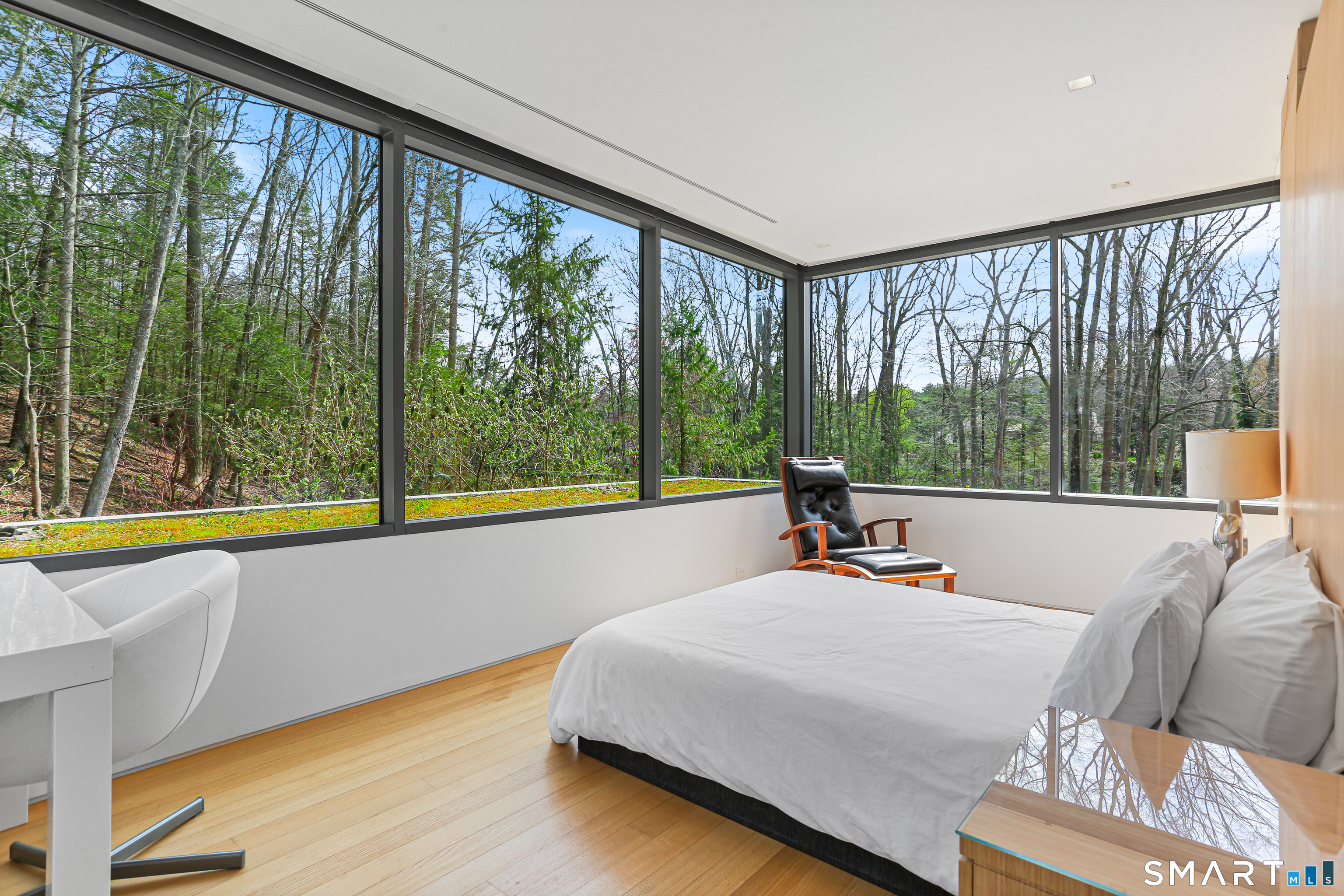 52 Valley Forge Road Weston, CT 06883 - Photo 24 of 38 a bedroom with furniture and a large window