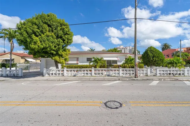 a view of a city street