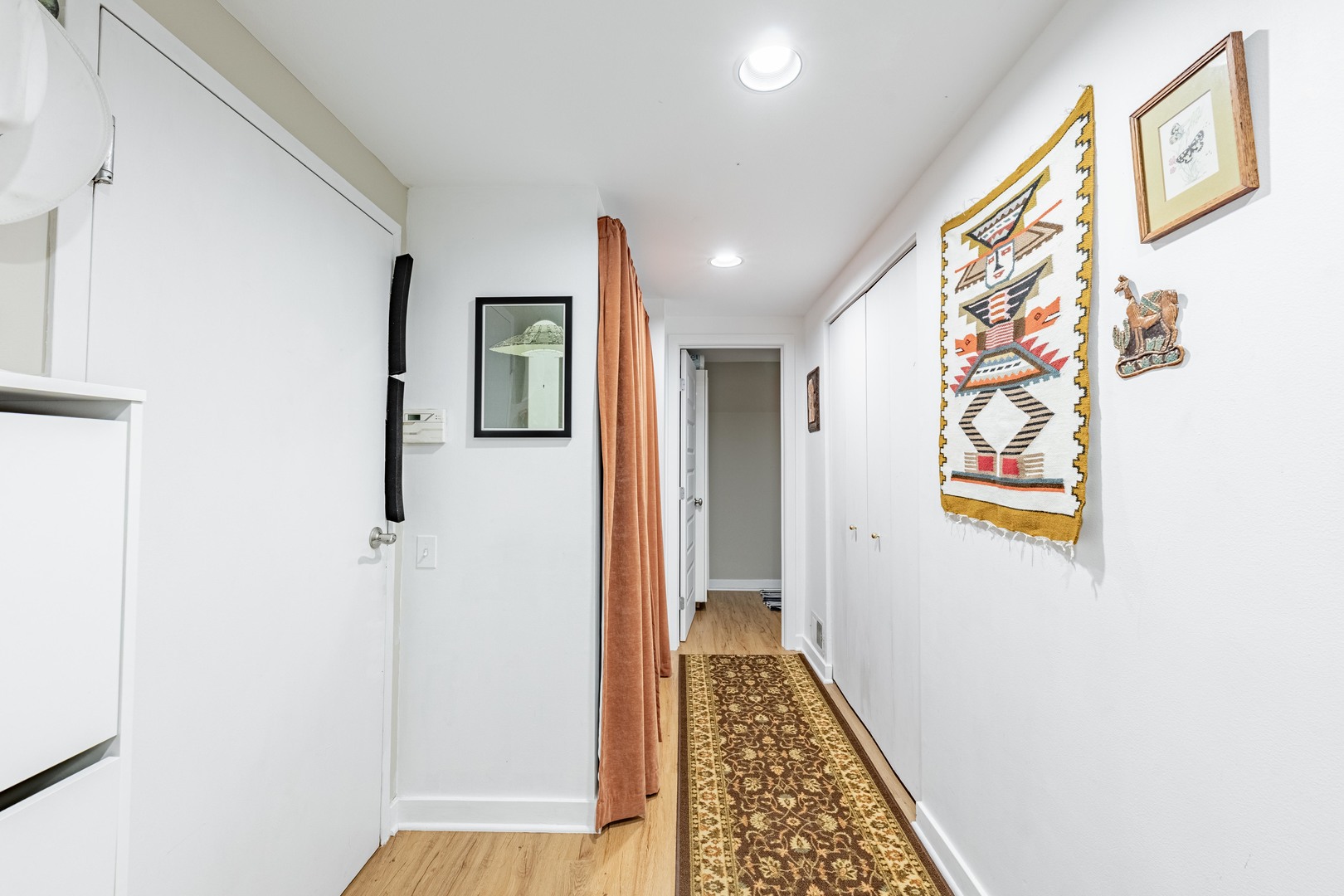 1200 South Federal Street, Unit C Chicago, IL 60605 - Photo 3 of 20 a view of an entryway with wooden floor