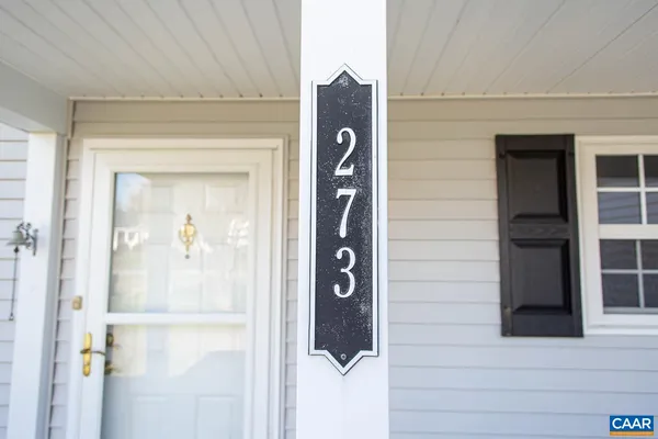 a view of front door and a door