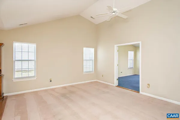 a view of a livingroom with a furniture