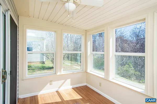 a view of a closet area