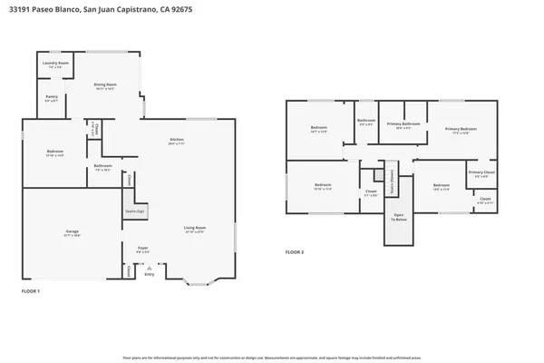 $1,995,000 | 33191 Paseo Blanco, San Juan Capistrano, CA 92675