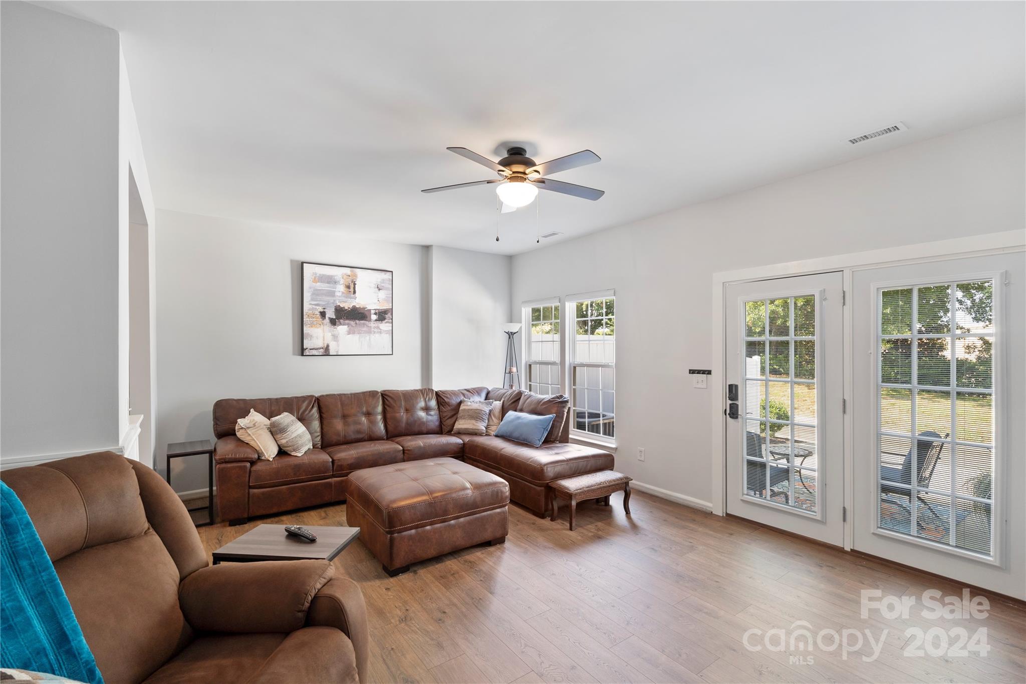 621 Atherton Way Rock Hill, SC 29730 - Photo 17 of 33 a living room with furniture and a ceiling fan