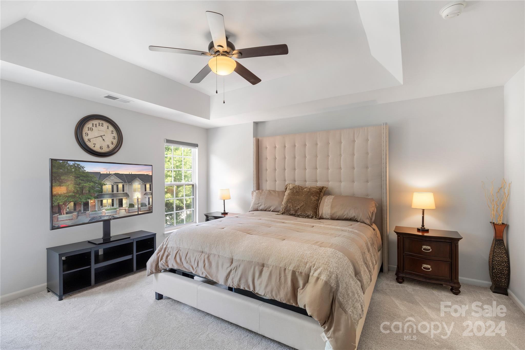 621 Atherton Way Rock Hill, SC 29730 - Photo 18 of 33 a bedroom with a bed and a large window