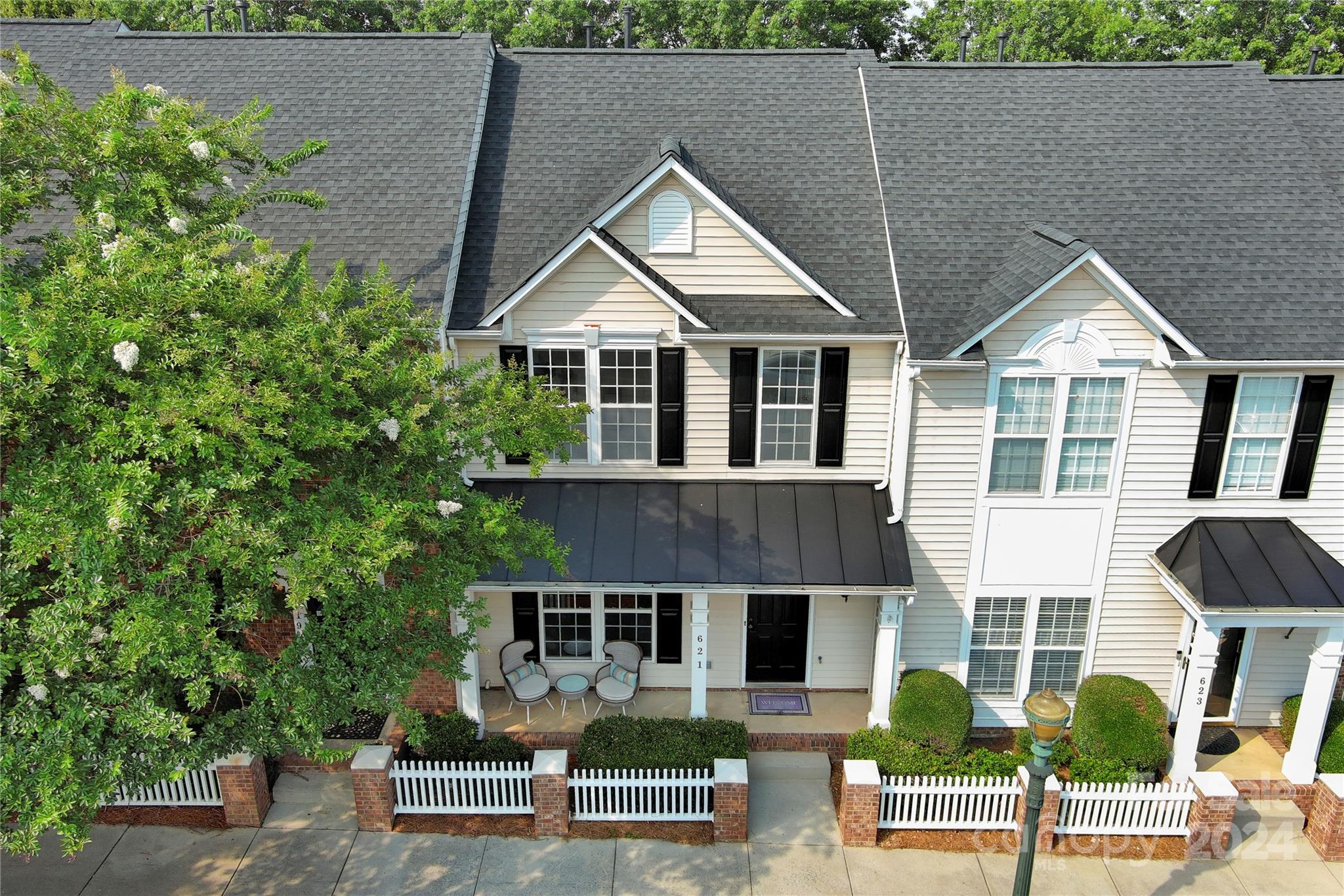 621 Atherton Way Rock Hill, SC 29730 - Photo 29 of 33 a front view of house with yard outdoor seating and city view