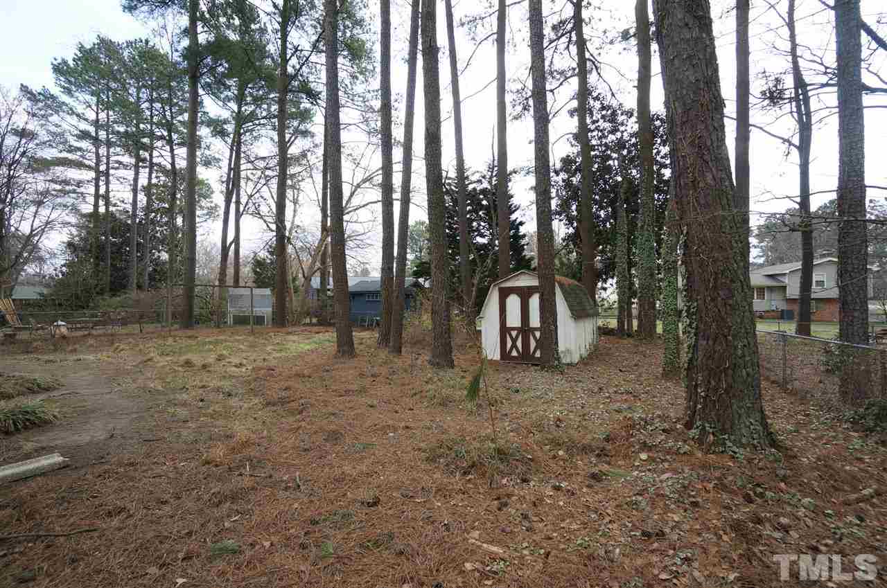 3413 Gemini Drive Raleigh, NC 27604 - Photo 15 of 16 a view of a yard with lots of green space