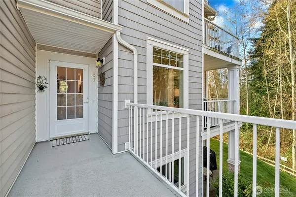 a view of a house with wooden floor