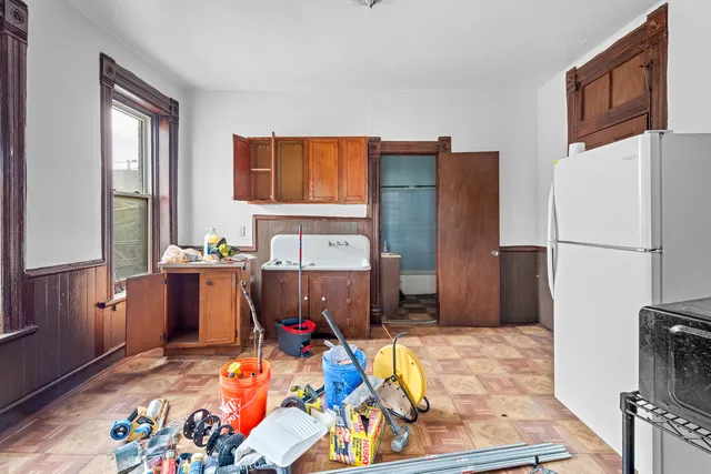 a view of a room with window