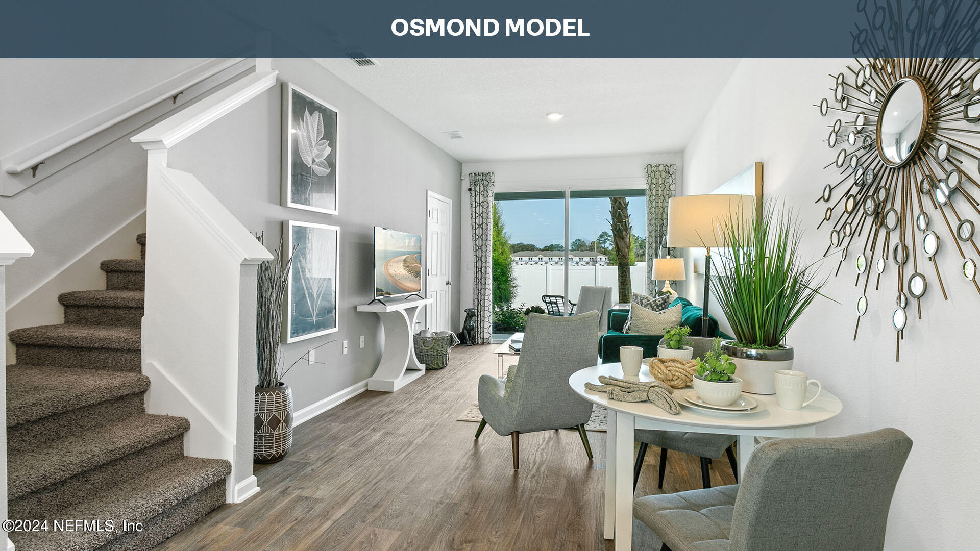 126 Elmhurst Lane St. Augustine, FL 32084 - Photo 8 of 32 a view of kitchen with furniture and wooden floor