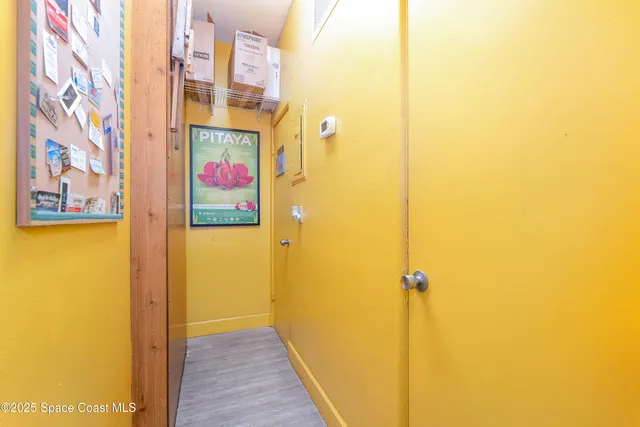 a bathroom with a toilet and a mirror