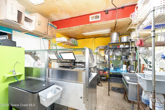 an aerial view of residential building with outdoor space