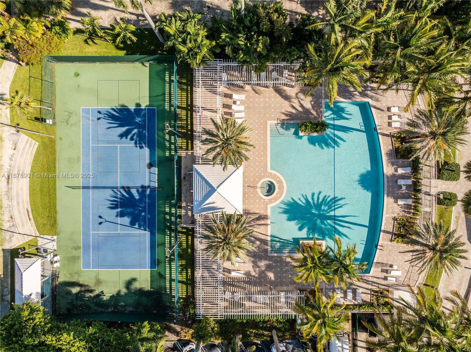 770 Northeast 69th Street, Unit 6H Miami, FL 33138 - Photo 44 of 71 an aerial view of a house a yard and garden