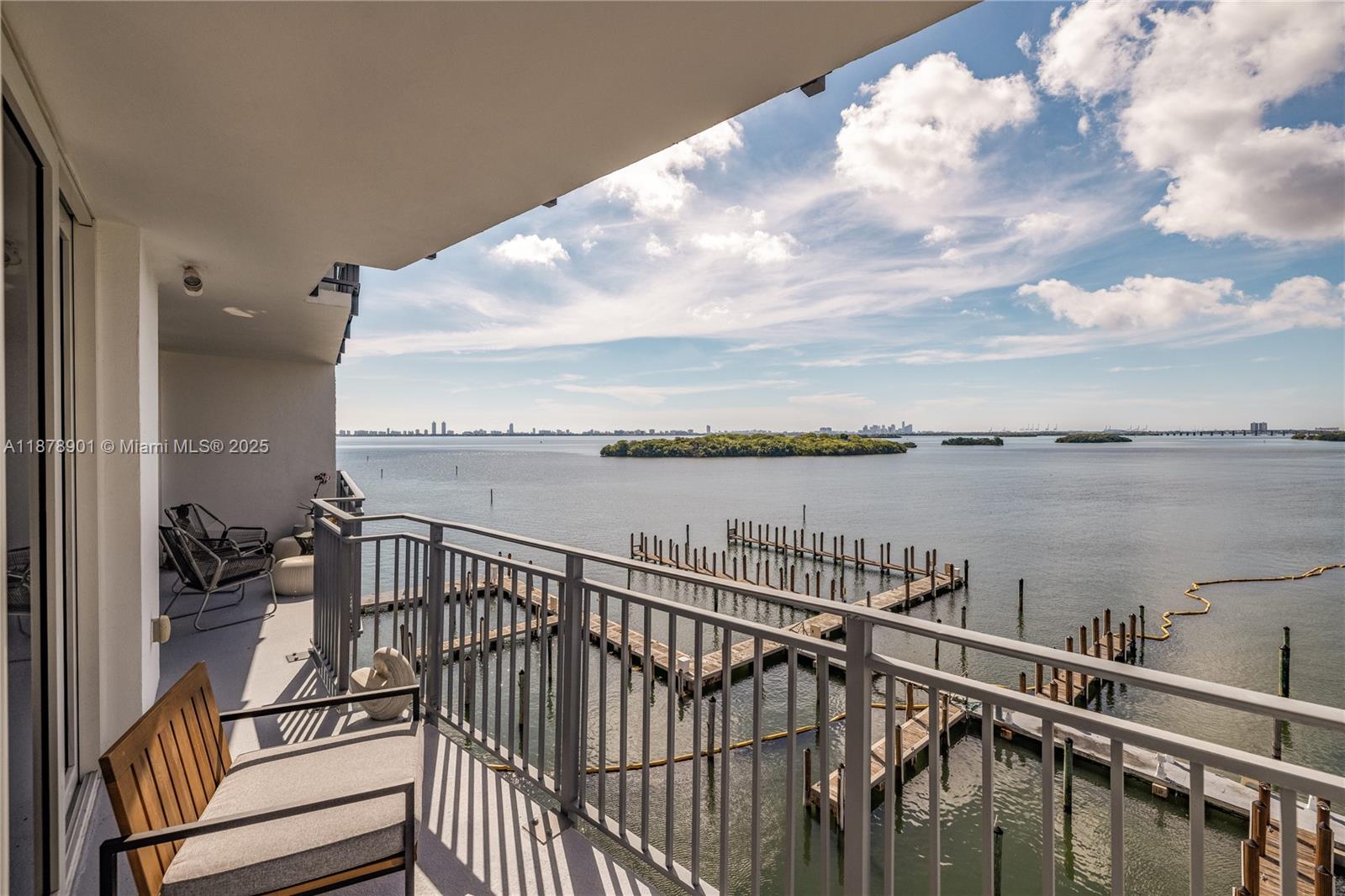 770 Northeast 69th Street, Unit 6H Miami, FL 33138 - Photo 6 of 71 a view of a balcony and wooden floor