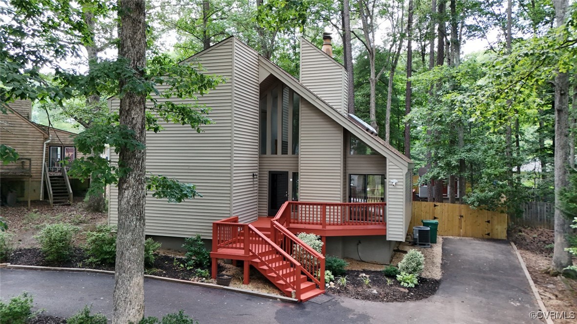 636 Spirea Road North Chesterfield, VA 23236 - Photo 1 of 47 View of front of house featuring stairway, a woode