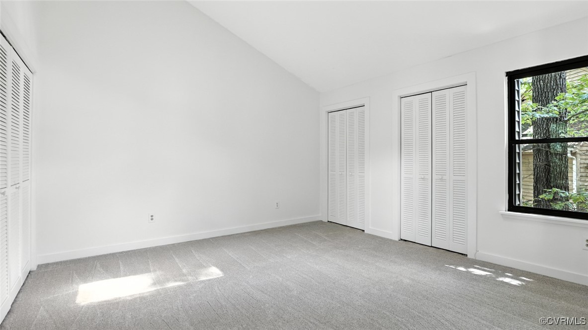 636 Spirea Road North Chesterfield, VA 23236 - Photo 29 of 47 Unfurnished bedroom featuring carpet, lofted ceili