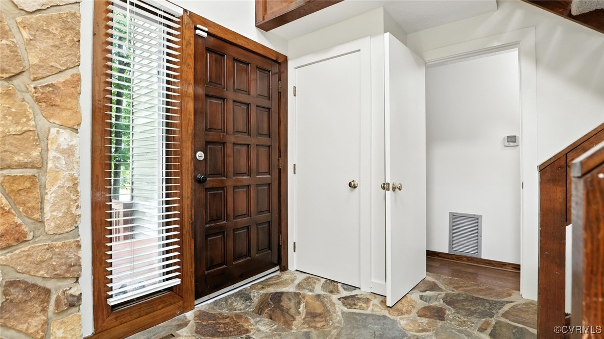 636 Spirea Road North Chesterfield, VA 23236 - Photo 7 of 47 Foyer with stone floors