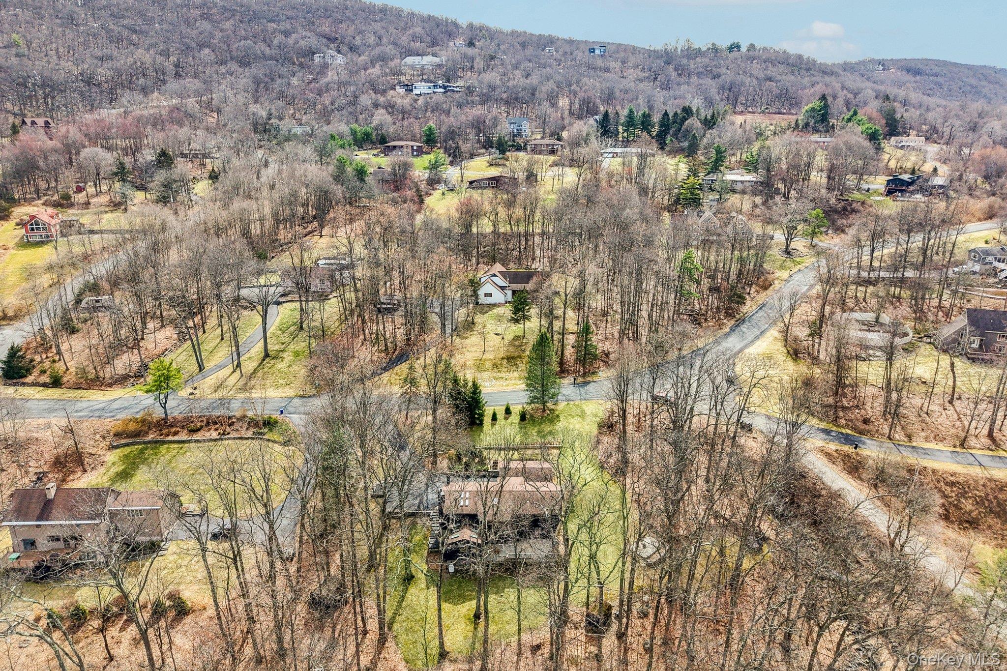 4 Mountain Brook Road Cornwall, NY 12518 - Photo 39 of 45 Aerial view of a heavily wooded area
