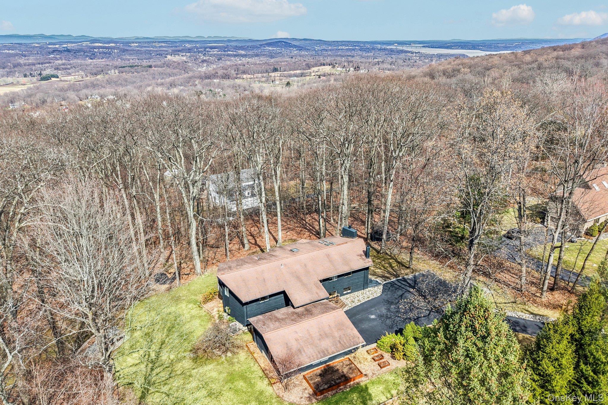4 Mountain Brook Road Cornwall, NY 12518 - Photo 42 of 45 Aerial view of property and surrounding area featuring a forest