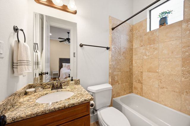 a front view of a house with a garage