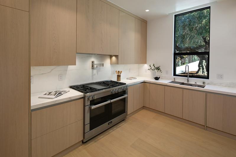 349 Walsh Road Atherton, CA 94027 - Photo 32 of 34 a kitchen with a stove and a sink