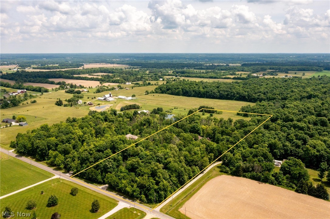 8737 River Corners Road Homerville, OH 44235 - Photo 43 of 46 Aerial view featuring a rural view