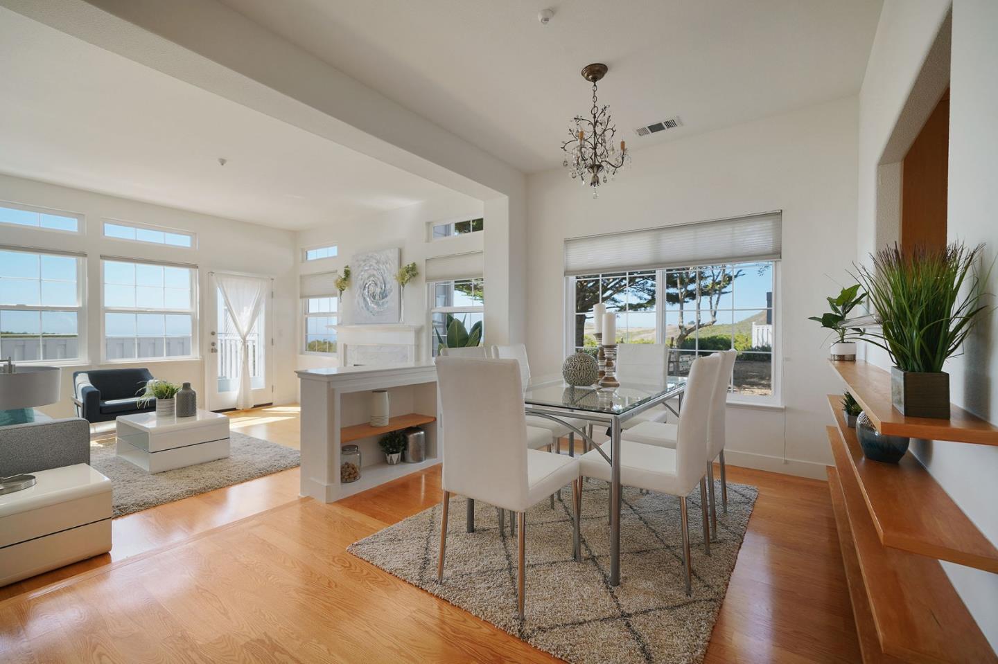 45 Outlook Circle Pacifica, CA 94044 - Photo 6 of 42 a view of a livingroom with furniture window and wooden floor