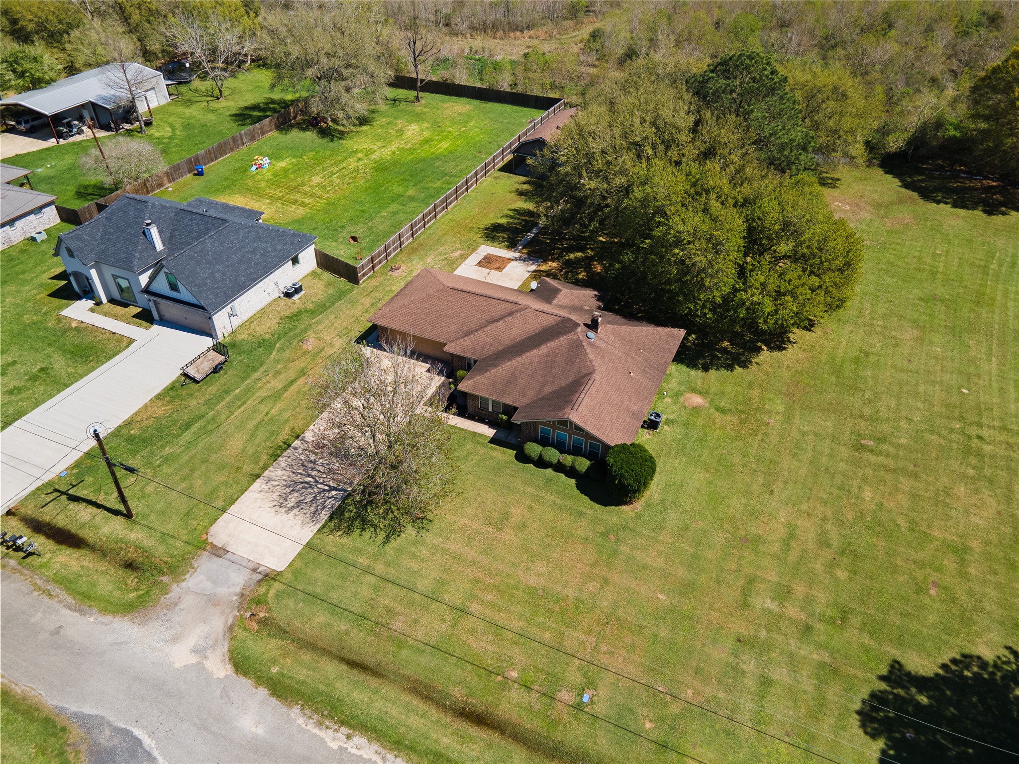 11546 Davidson Road Beaumont, TX 77705 - Photo 40 of 40 an aerial view of a house with a yard