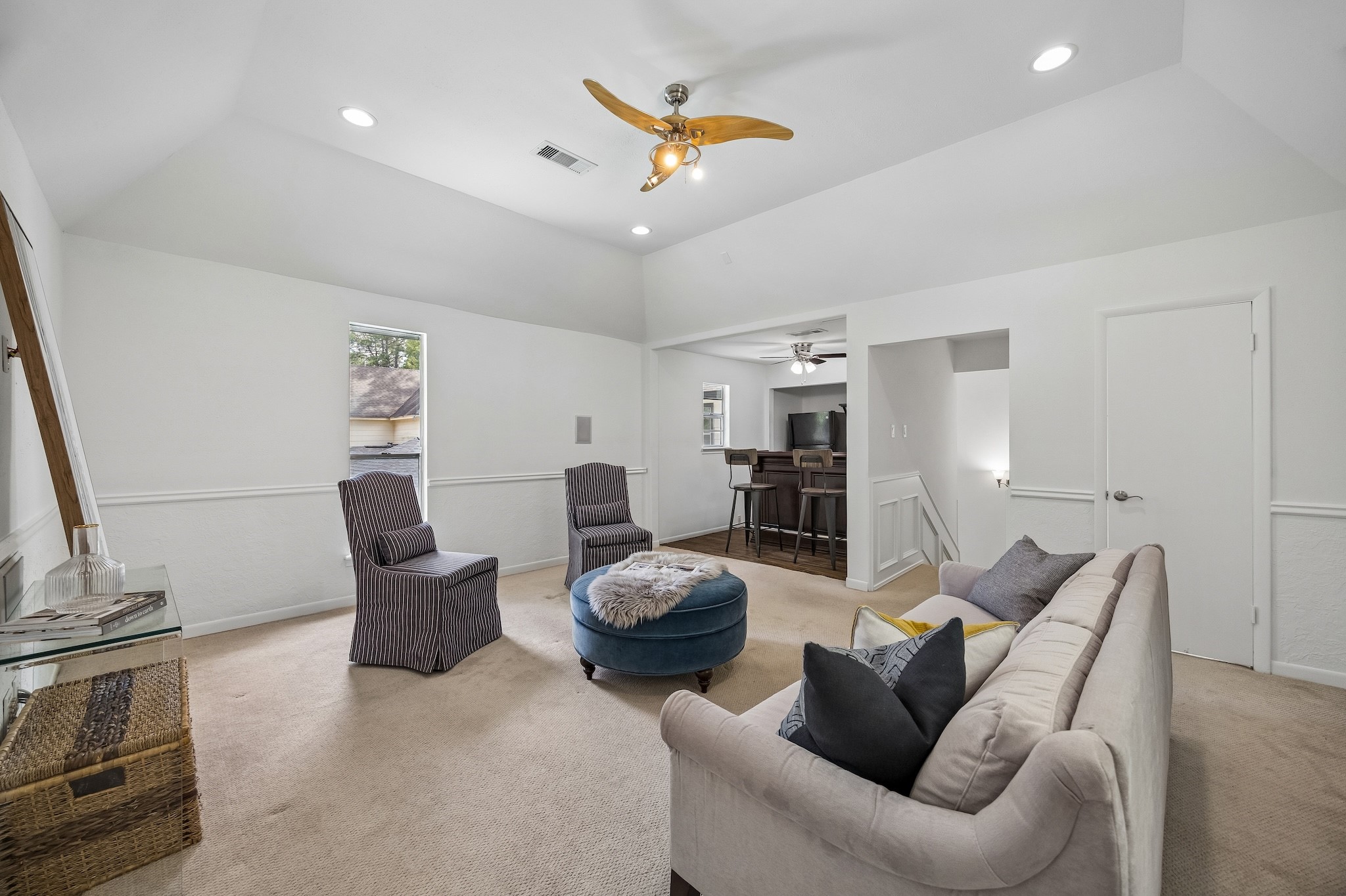 9718 Oxted Lane Spring, TX 77379 - Photo 32 of 38 This media / flex room located above the garage and accessible from the home's second staircase is an ideal space for game or movie night