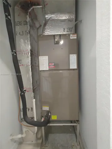 a view of water heater room
