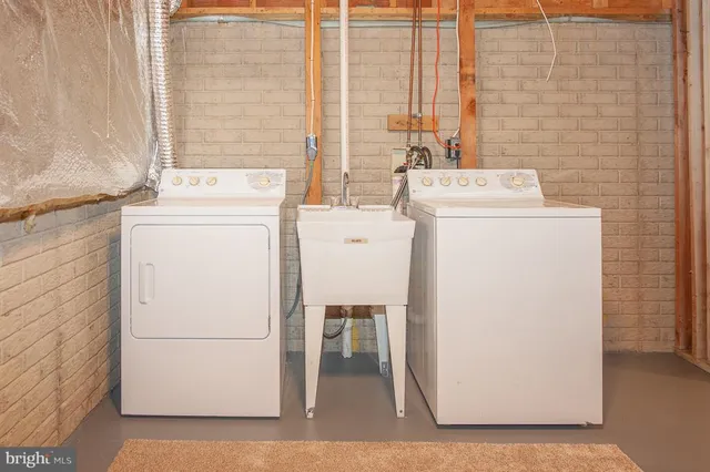 a view of a garden with a bench