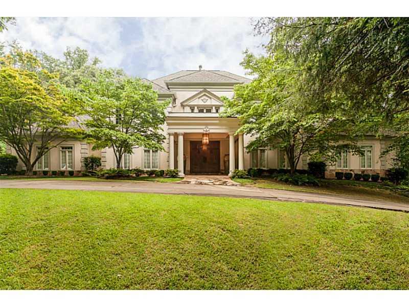 5790 Powers Ferry Road Northwest Atlanta, GA 30327 - Photo 1 of 1 Exterior Front. Private gated estate located on 2 acres in Sandy Springs inside the perimeter.