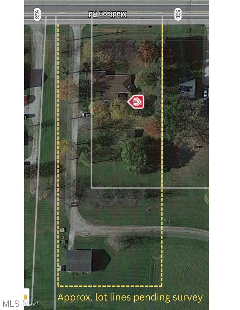14767 Madison Road Middlefield, OH 44062 - Photo 2 of 29 Approx lot line pending lot split Survey