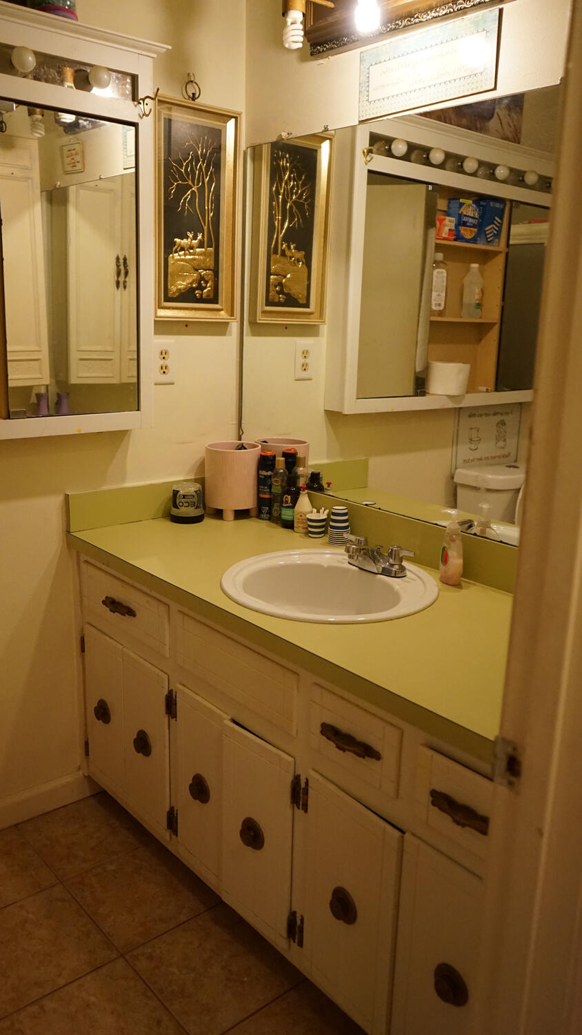 4217 Audiss Road Milton, FL 32583 - Photo 21 of 27 a bathroom with a sink and a mirror