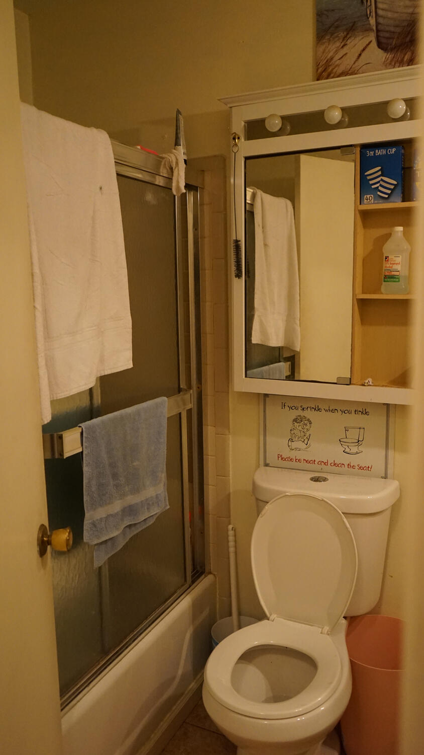 4217 Audiss Road Milton, FL 32583 - Photo 22 of 27 a bathroom with a toilet and a shower