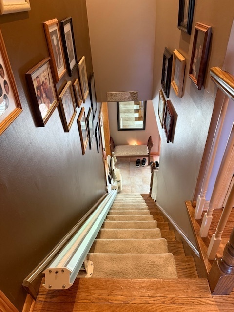 1201 East Street Crete, IL 60417 - Photo 27 of 45 a view of entryway and hall with wooden floor