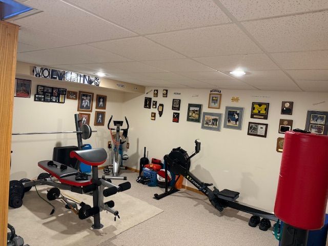 1201 East Street Crete, IL 60417 - Photo 44 of 45 a room with furniture and a gym equipment