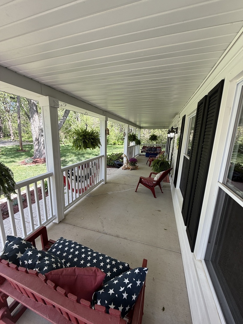 1201 East Street Crete, IL 60417 - Photo 5 of 45 a view of a porch with furniture